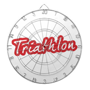 Cool Triathlon design Dartboard