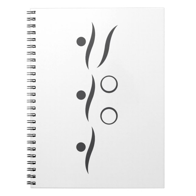 Cool Triathlon design printed on various consumer Notebook (Front)