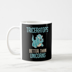 Cool Triceratops Fan Dinosaur Boys Coffee Mug