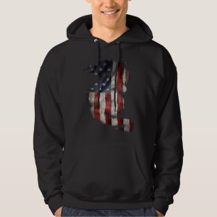 Cool Trippy Japanese dragon EDM raves techno Ameri Hoodie