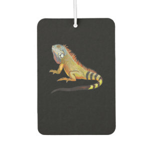 Cool Tropical Iguana Lizard, Pet Gift Car Air Freshener