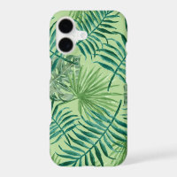Cool Tropical Palm Leaves design Phone Case