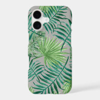 Cool Tropical Palm Leaves design Phone Case
