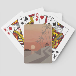 COOL TROPICS playing cards