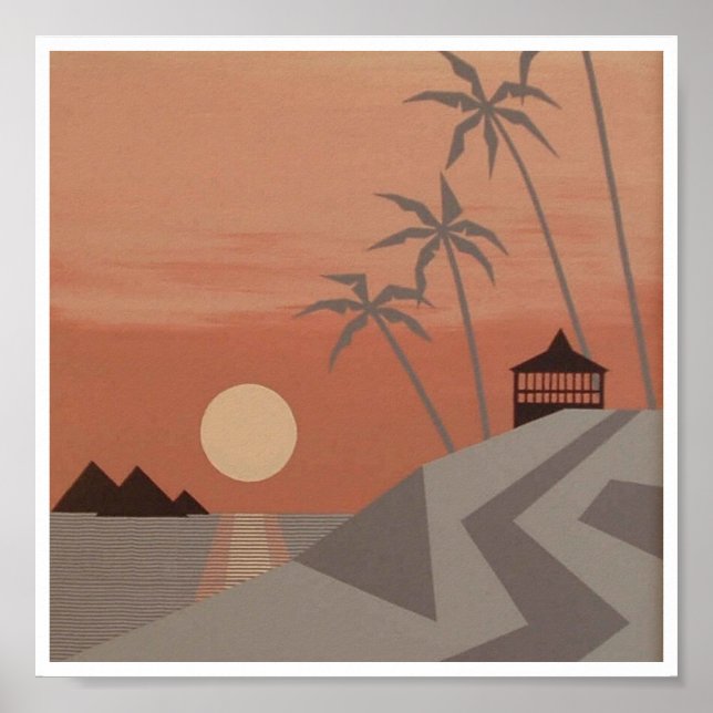 COOL TROPICS print (8"x8") (Front)