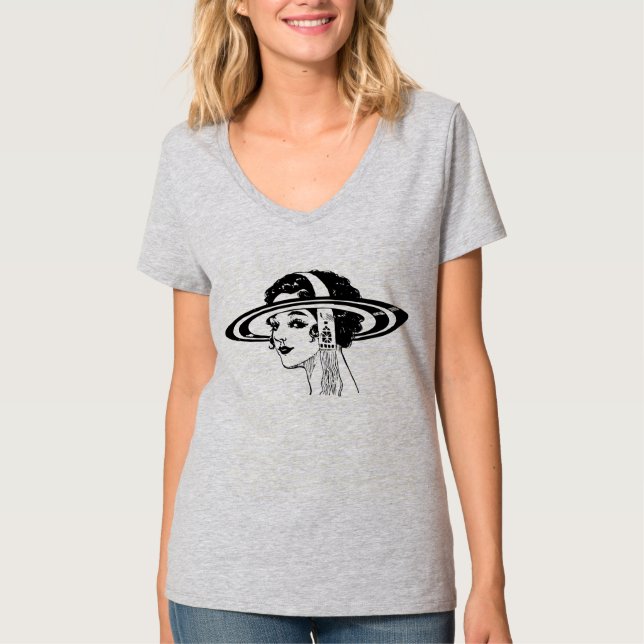 Cool TShirt Designs (Saturn Hat) (Front)