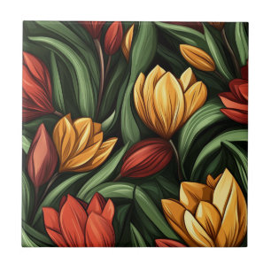 Cool Tulip Ceramic Tiles For Home Flooring