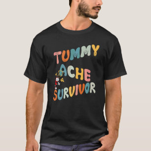 Cool Tummy Ache Survivor Stomachache Irritable Bow T-Shirt