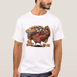 Cool Turkey Thanksgiving Funny Classic T-Shirt_1.p T-Shirt