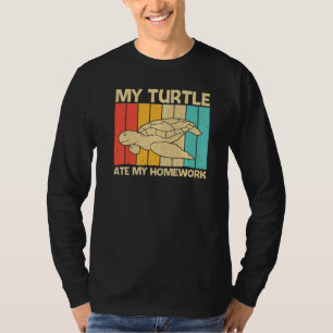 Cool Turtle For Kids Boys Sea Turtle Aquatic Anima T-Shirt