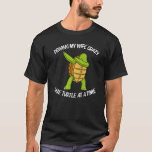 Cool Turtle For Men Dad Dabbing Sea Tortoise Shell T-Shirt