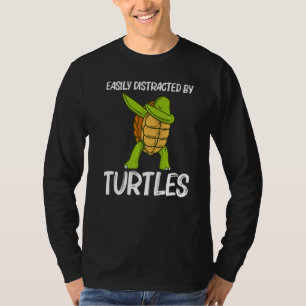 Cool Turtle For Men Women Dabbing Sea Tortoise She T-Shirt