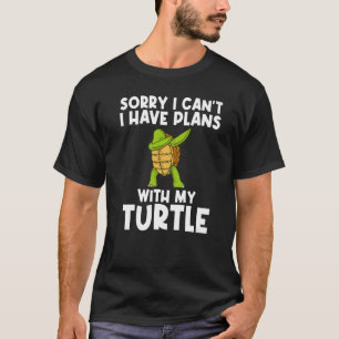 Cool Turtle For Men Women Dabbing Sea Tortoise She T-Shirt