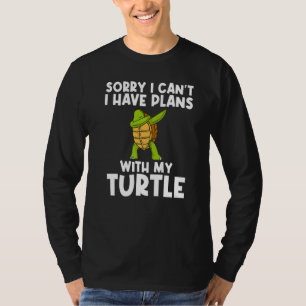 Cool Turtle For Men Women Dabbing Sea Tortoise She T-Shirt