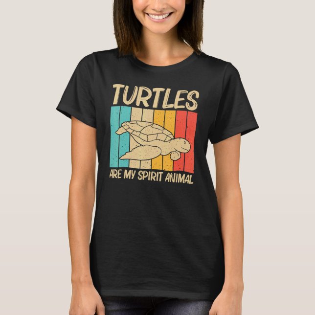 Cool Turtle For Men Women Sea Turtle Aquatic Anima T-Shirt (Front)