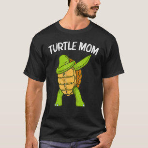 Cool Turtle For Mum Mama Dabbing Sea Tortoise Shel T-Shirt
