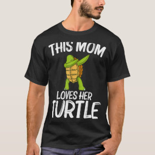 Cool Turtle For Mum Mama Dabbing Sea Tortoise Shel T-Shirt