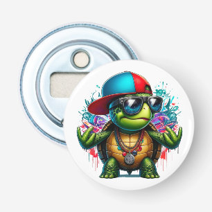 cool turtle hip hop bottle opener