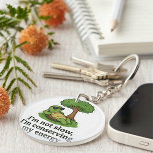 Cool Turtle Sticker Key Ring