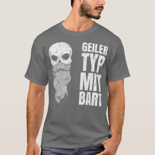 Cool type with beard full beard beard carrier  T-Shirt