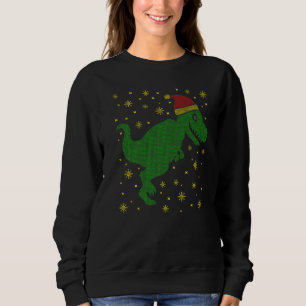 Cool Ugly Christmas Dinosaur Merry Xmas Party Sweatshirt