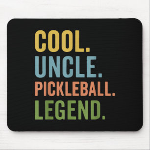 Cool uncle pickleball legend mouse pad
