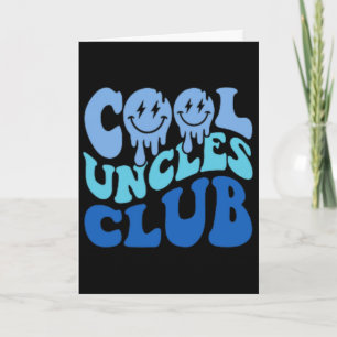 Cool Uncles Club Best Uncle Ever Funny Fathers Day Card