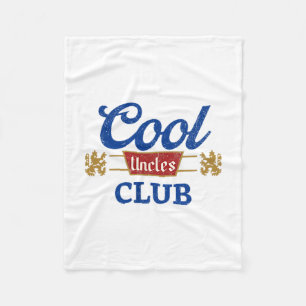 Cool Uncles Club Best Uncle Ever Funny Pocket Fath Fleece Blanket