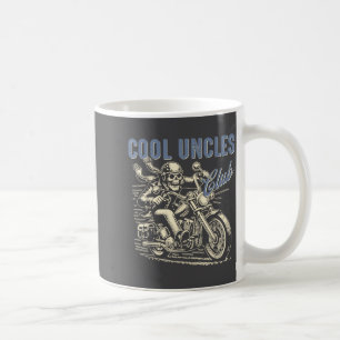 Cool Uncles Club Biker Uncle Retro Uncle Riding Mo Coffee Mug