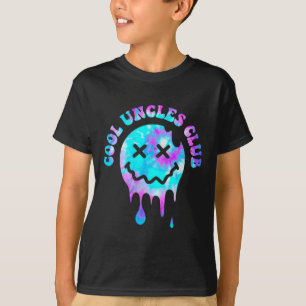 Cool Uncles Club Groovy Uncle 2 Sided Mens Fathers T-Shirt