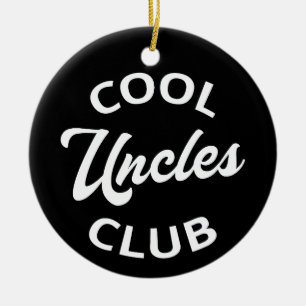 Cool Uncles Club I Ceramic Tree Decoration
