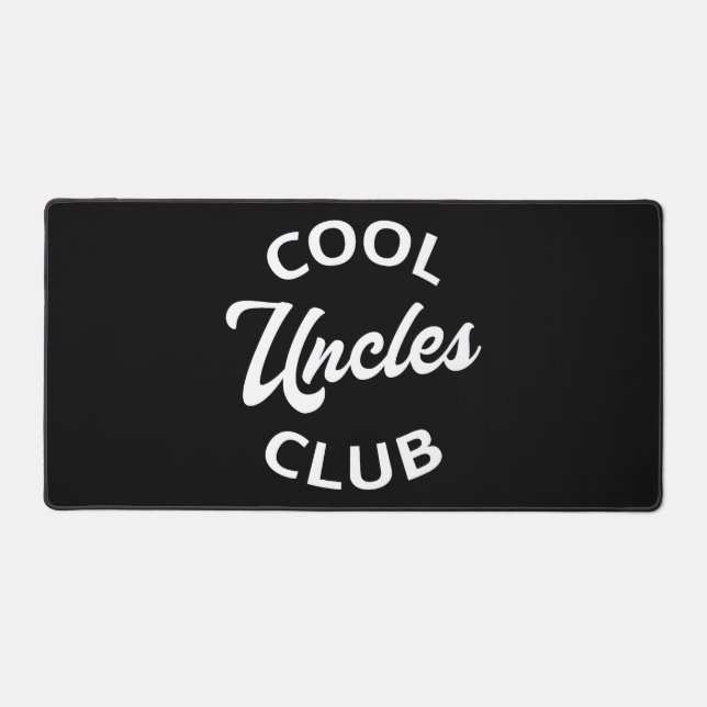 Cool Uncles Club I Desk Mat (Front)