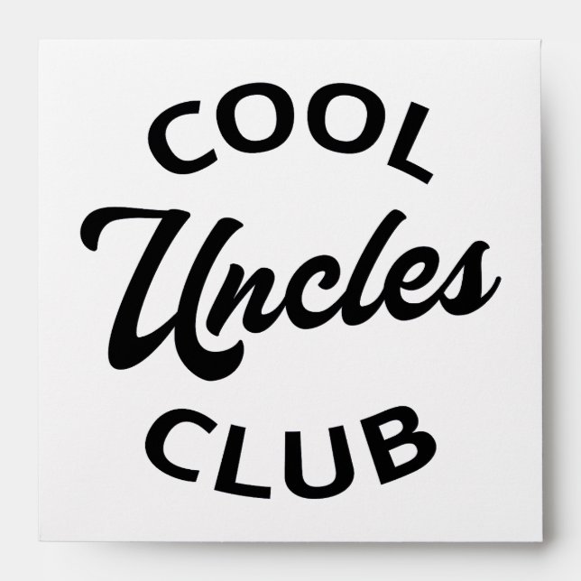 Cool Uncles Club I Envelope (Front)