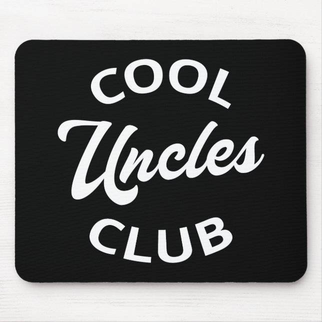 Cool Uncles Club I Mouse Pad (Front)