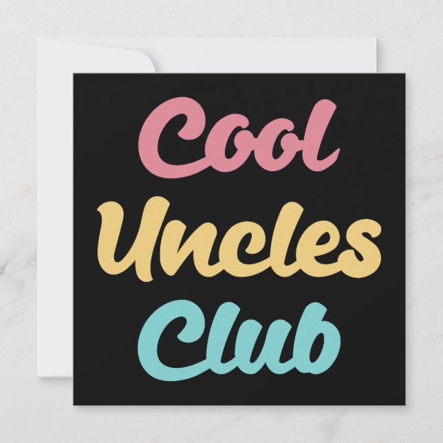 Cool Uncles Club II (Front)