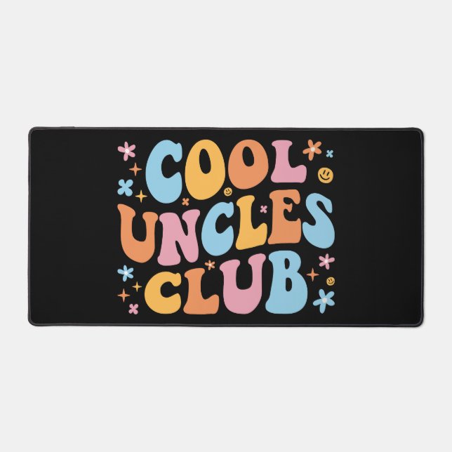 Cool Uncles Club III Desk Mat (Front)
