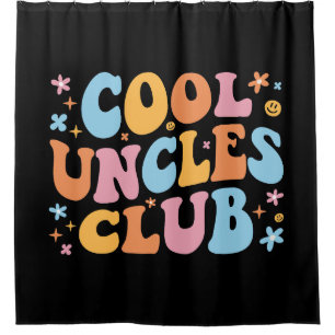 Cool Uncles Club III Shower Curtain
