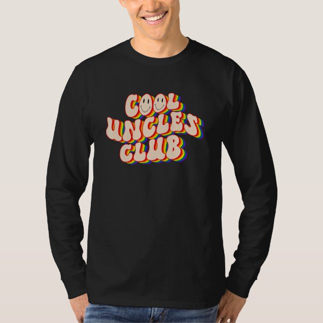 Cool Uncles Club LGBTQ Pride Gay Pride Rainbow LGB T-Shirt (Front)
