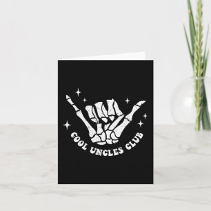 Cool Uncles Club Uncle Cke Birthday Father's Day  Card