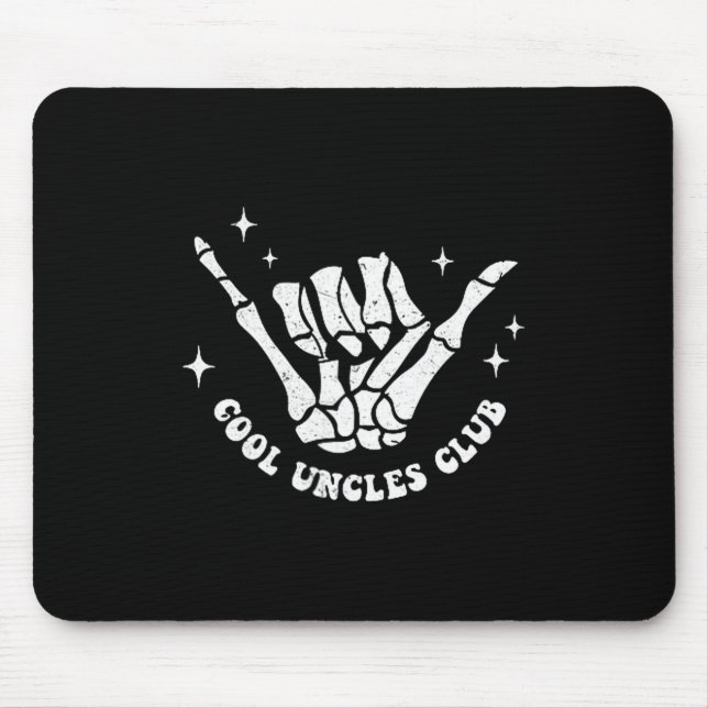 Cool Uncles Club Uncle Cke Birthday Father's Day  Mouse Pad (Front)