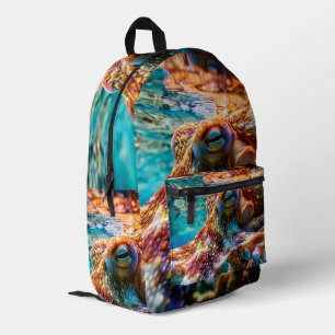 Cool Underwater Octopus Backpack