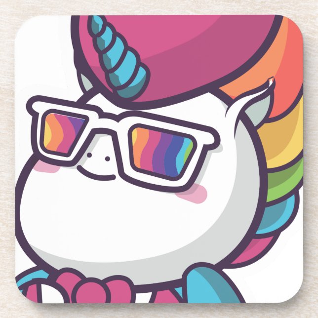 Cool unicorn coaster (Front)