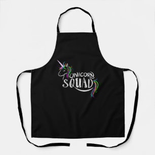 Cool Unicorn Squad _ Funny Magical Equestrian Team Apron