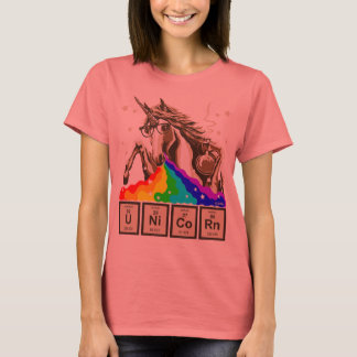 Cool unicorn with rainbow sunglasses T-Shirt