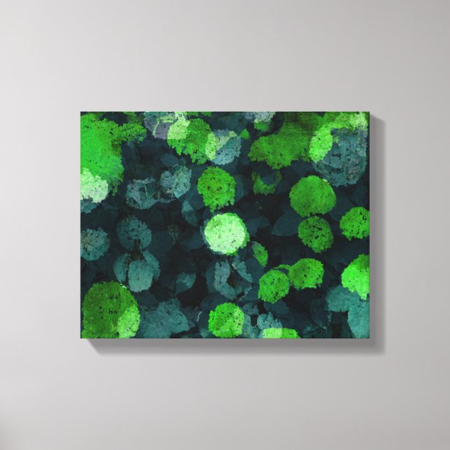 Cool, unique art of floral / flower pattern canvas print (Front)