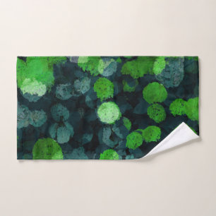 Cool, unique art of floral / flower pattern hand towel
