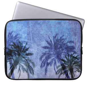 Cool, unique modern nature palm tree design art laptop sleeve