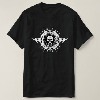 Cool Unique Rock & Roll Heavy Metal Skull Splatter T-Shirt