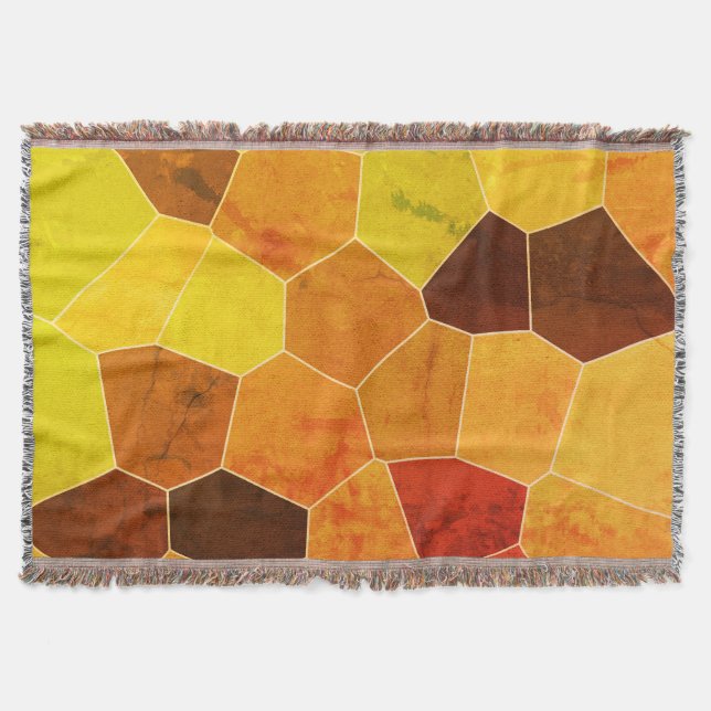 Cool Unique Rustic Pattern Throw Blanket (Front)