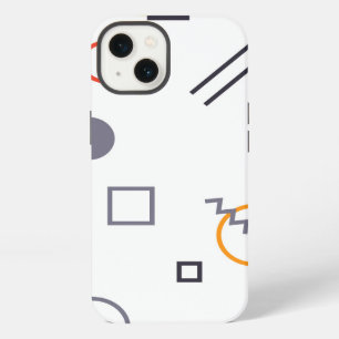 Cool, unique, trendy, urban abstract illustration iPhone 13 case